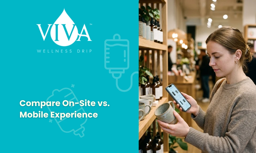 Compare On-Site vs. Mobile Experience