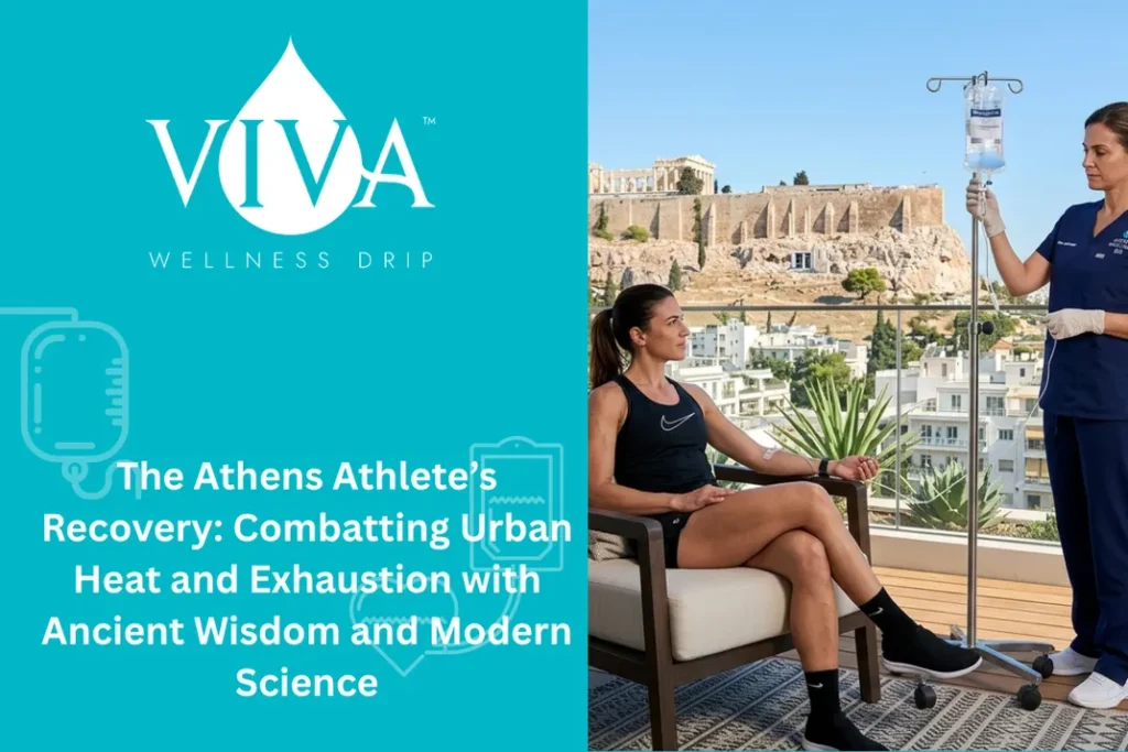 The Athens Athlete’s Recovery: Combatting Urban Heat and Exhaustion with Ancient Wisdom and Modern Science