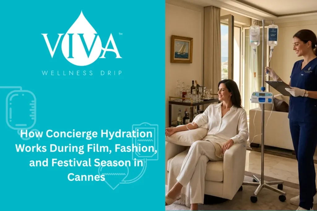 How Concierge Hydration Works During Film, Fashion, and Festival Season in Cannes